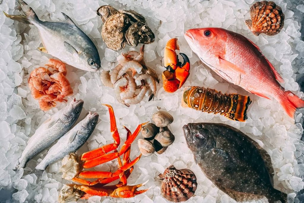 Where does Singapore get seafood from